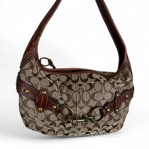 Coach Y2K Brown Belted Ergo Shoulder bag